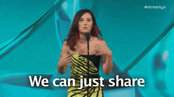 We can share