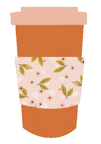 Coffee Fall Sticker