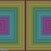 rainbow pattern GIF by Psyklon