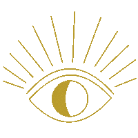 pageofwandsdesign vintage sun light moon Sticker