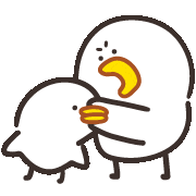 Angry Chick Sticker