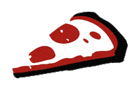 HighlandCinema pizza cinema highland highland cinema Sticker