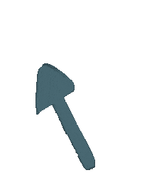 Shusarts blue swipe up look arrow Sticker