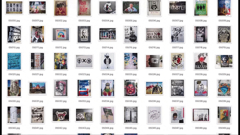 karihigh giphygifmaker chile street art archive GIF