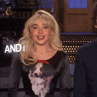 Sabrina Carpenter Snl GIF