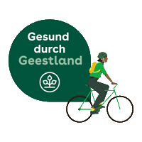 Bike Durch Sticker by AOK Niedersachsen