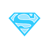 Superman Funk Sticker by Rydel