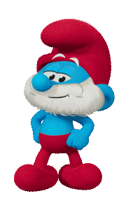 Papa Smurf Sticker by Smurfs Movie