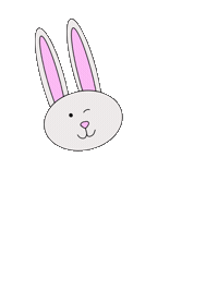Bmedidesigns wink bunny rabbit easter Sticker