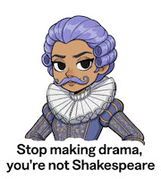 No Drama Sticker by Toefl iBT