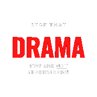 Drama Sticker by Alex Schrödel