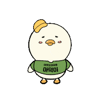 Yellow Bird Duck Sticker