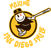 San Diego Baseball Sticker by SMILE spirits
