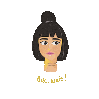 Confused Girl Sticker