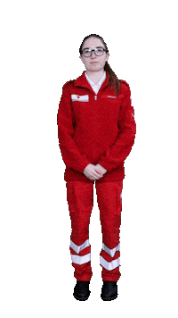 Gebärdensprache Roteskreuz Sticker by Österreichisches Rotes Kreuz