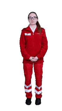 Gebärdensprache Roteskreuz Sticker by Österreichisches Rotes Kreuz