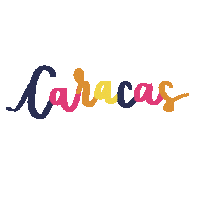 Lettering Venezuela Sticker