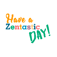 ZentasticFit smile yoga zen have a great day Sticker