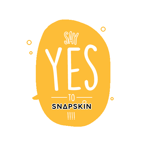 Yes Sticker by Snapskin Official
