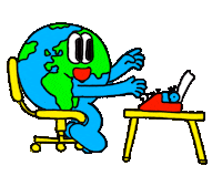 ohyouflirt world flirt typing typewriter Sticker