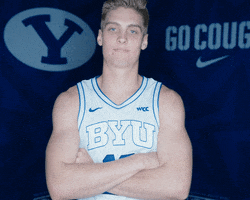 Byu Basketball Yes GIF by BYU Cougars