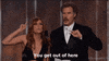get out of here saturday night live GIF by Dianna McDougall