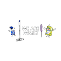magicleansg family clean dust floor Sticker