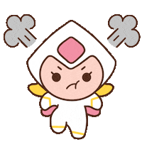 Angry Happiness Sticker by WEBZEN FRIENDS