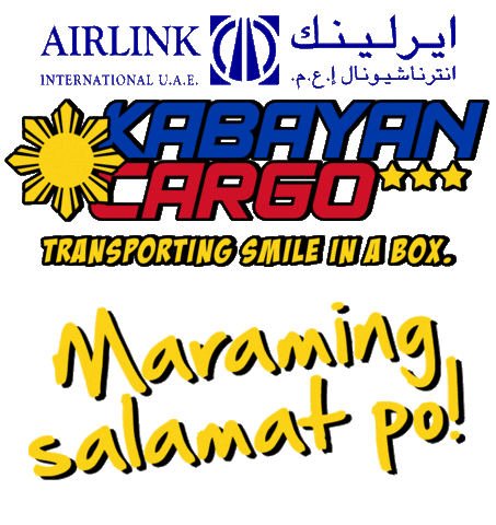 airlink_uae giphyupload cargo pinas airlink Sticker