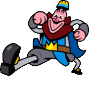 Clash Royale King Sticker