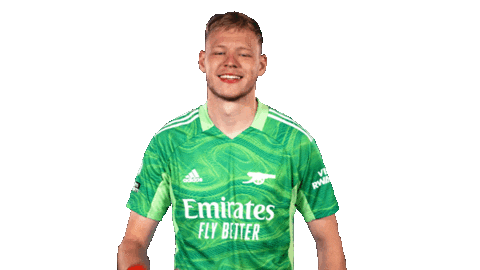 Happy Aaron Ramsdale Sticker by Arsenal