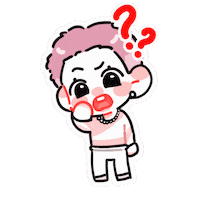 Confused Sticker