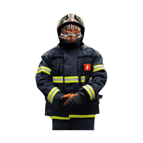 Firefighter Fireman Sticker by Formación Ninja