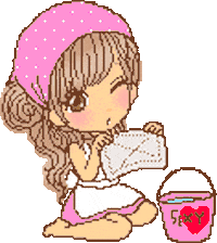 ashleyramon giphyupload clean chores gyaru Sticker