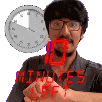 10 Minutes Sticker