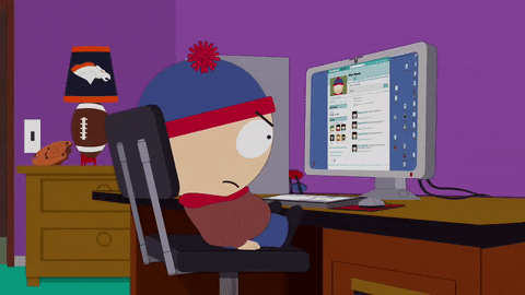 mad stan marsh GIF by South Park 