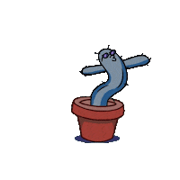 Dance Cactus Sticker