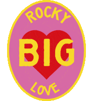 Big Love Coeur Sticker by RockyPop
