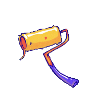 josfer skull graffiti mouth spray Sticker