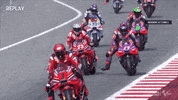 Toe To Toe Fight GIF by MotoGP™