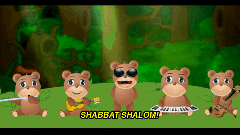 Shabbat Shalom Animation GIF