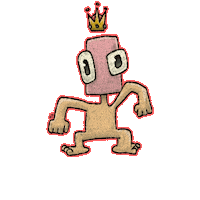 Queen King Sticker