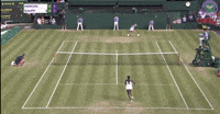 Gauff drop volley winner