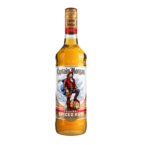 Spiced Rum Hello Sticker by Captain Morgan