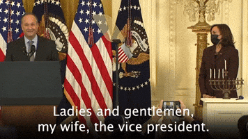 Ladies and gentleman, my wife, the vice president.