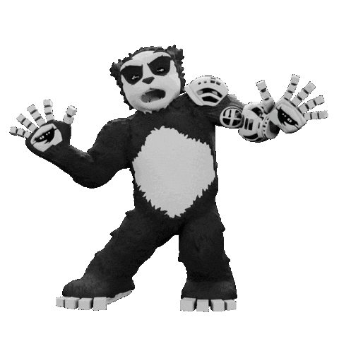 Panda Dancing Sticker by Endangered Labs