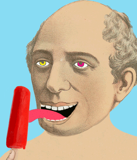 crazy eyes popsicle GIF by Scorpion Dagger