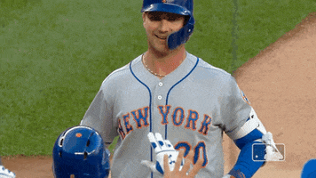 high five ny mets GIF by New York Mets