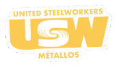 Gold Usw Sticker by United Steelworkers - Syndicat des Métallos