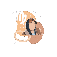 ahmadazeemss virgo zodiac sign portraitzco ahmadazeemss Sticker